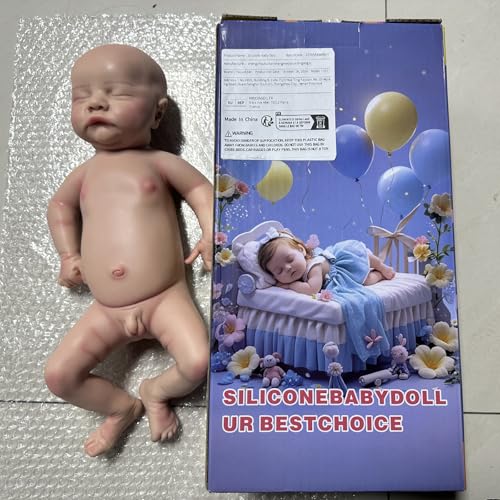 YaLuoQian GanzköRper Reborn Baby Die schlafende Puppe Doll von YaLuoQian