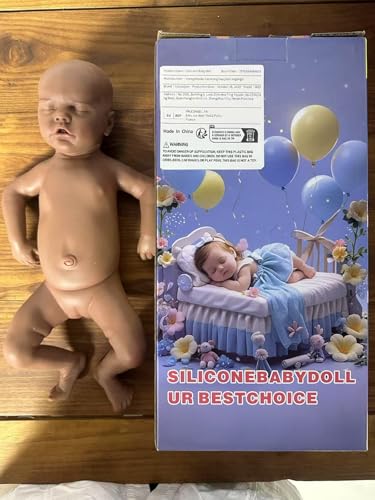 YaLuoQian GanzköRper Silikon Reborn Baby Die schlafende Puppe Doll von YaLuoQian