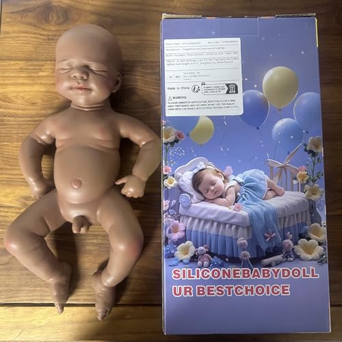 YaLuoQian GanzköRper Silikon Reborn Baby Doll Schlafende Puppe von YaLuoQian