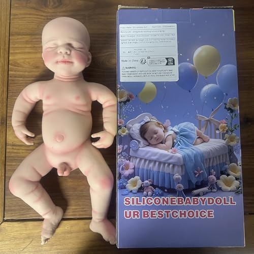 YaLuoQian GanzköRper Silikon Reborn Baby Doll Schlafende Puppe von YaLuoQian
