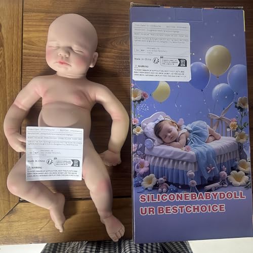 YaLuoQian GanzköRper Silikon Reborn Baby Doll Schlafende Puppe von YaLuoQian