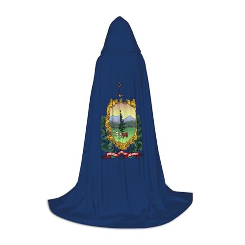 YaWea Renaissance-Umhang mit Vermont Staatsflagge, für Damen und Herren, Erwachsenen-Umhang, Mittelalter-Umhang, Wikingerumhang, Zauberer-Umhang mit Kapuze YaWea Renaissance-Umhang mit Vermont Staatsflagge, für Damen und Herren, Erwachsenen-Umhang, Mittelalter-Umhang, Wikingerumhang, Zauberer-Umhang mit Kapuze von YaWea
