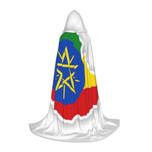 YaWea Umhang mit Äthiopien-Flagge, Renaissance-Umhang für Damen und Herren, Erwachsenen-Umhang, mittelalterlicher Umhang, Wikingerumhang, Zauberer-Bademantel mit Kapuze YaWea Umhang mit Äthiopien-Flagge, Renaissance-Umhang für Damen und Herren, Erwachsenen-Umhang, mittelalterlicher Umhang, Wikingerumhang, Zauberer-Bademantel mit Kapuze von YaWea