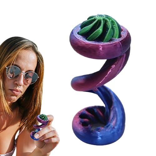 Yabauuop 3D-Gedrucktes Spielzeug - Durchführspielzeug Für Stressabbau | Coole Gadgets Zur Entspannung Als Bürodekoration Für , Mädchen & Erwachsene - Klassenzimmer, Home Office & Zuhause von Yabauuop