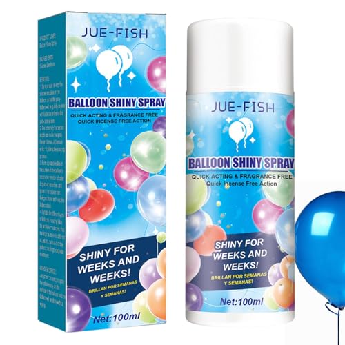 Yabauuop Ballon Spray | Mit Dauerhaftem Glanz Für Partys,100ml Tropffreie Lösung Mit Feinem Nebel Und Farbbeständigkeit Für Hochzeit Geburtstag Geschenkfeiern von Yabauuop