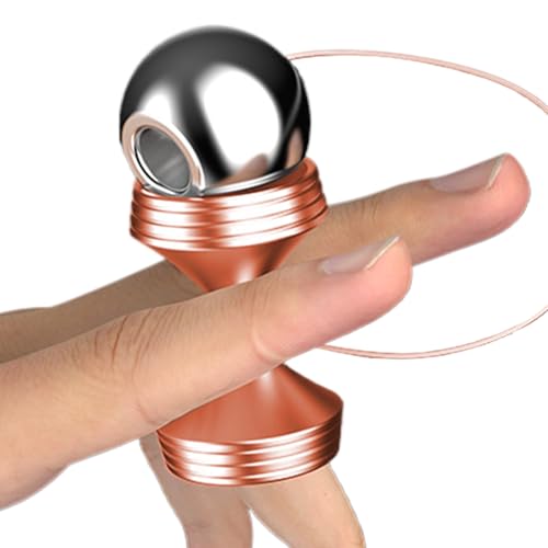 Yabauuop Fingertipp Spielzeug - Kugelspinner Aus Aluminium Als Fingerspitzen Spielzeug,Sensorikspielzeug Zur Feinmotorik & Konzentration – Lernspiele Aus Metall Für Büro, Reise Und Freizeit Yabauuop Fingertipp Spielzeug - Kugelspinner Aus Aluminium Als Fingerspitzen Spielzeug,Sensorikspielzeug Zur Feinmotorik & Konzentration – Lernspiele Aus Metall Für Büro, Reise Und Freizeit von Yabauuop