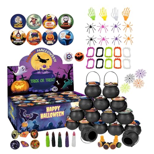 Yabauuop Halloween-Geschenke,Halloween-Partygeschenke - Geruchloses wiederverwendbares interaktives Spiel für Kindertagesstätten, Klassenbelohnungen, Geburtstage, Ostereiersuche & Karneval Yabauuop Halloween-Geschenke,Halloween-Partygeschenke - Geruchloses wiederverwendbares interaktives Spiel für Kindertagesstätten, Klassenbelohnungen, Geburtstage, Ostereiersuche & Karneval von Yabauuop