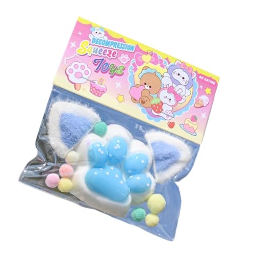 Yabauuop Katzenpfote Sensorik Spielzeug - Sensorisches Fidget Spielzeug,Elastische Streckbälle Und Partygeschenke Für Schule von Yabauuop