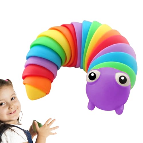 Yabauuop Raupe Fidgetspielzeug - Partyzubehör Regenbogen Raupe Spielzeug | Biegsames Handspielzeug Mit Weicher Textur Für Kinderfeste Geburtstage Ostern Zappelspiel Yabauuop Raupe Fidgetspielzeug - Partyzubehör Regenbogen Raupe Spielzeug | Biegsames Handspielzeug Mit Weicher Textur Für Kinderfeste Geburtstage Ostern Zappelspiel von Yabauuop