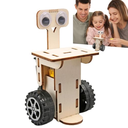 Yabauuop Robotergebäude Kit, Roboter -Puzzle | Food Deliver Roboter Science bearbeitungsprojekte STEM -Puzzlespielzeug - Pädagogik -Lernspielzeug fördern Beobachtungsfähigkeiten von Yabauuop