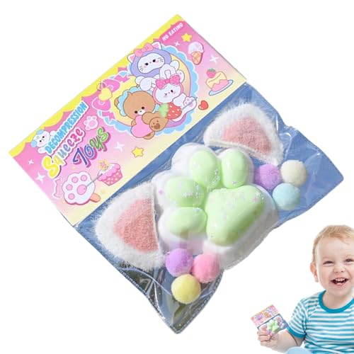 Yabauuop Sensorisches Knetball Anti-Stress Spielzeug - Dehnbare Katzenpfote - Elastisches Dehn Tool Für Klassenzimmer Schule von Yabauuop