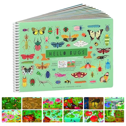 Yabauuop Sticker Aktivitätsbuch,Reisetier Stickerbuch | Flugzeugspielzeug Lernspiele Reiseaktivitäten Auto Flugzeug Reise Klassenfeier Jungs Kinder Geburtstag von Yabauuop