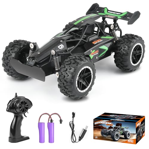 Yabtf Ferngesteuertes Auto, 2.4Ghz RC Auto, 1:18 20km/h RC Buggy, 40m Fernbedienung Offroad Spielzeugauto, Wiederaufladbares 2WD RC Car für Kinder ab 6 Jahre, G03063R Yabtf Ferngesteuertes Auto, 2.4Ghz RC Auto, 1:18 20km/h RC Buggy, 40m Fernbedienung Offroad Spielzeugauto, Wiederaufladbares 2WD RC Car für Kinder ab 6 Jahre, G03063R von Yabtf