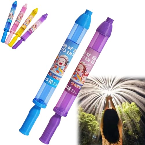 Firework Water Gun, FireworkWater Squirter, WaterFirework Spray Toys, Romantic FireworkStyle Water Spray Toy for Beach, Playground, Pool Parties (Blue+Purple) von Yaepoip