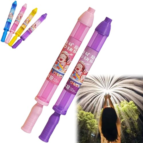 Firework Water Gun, FireworkWater Squirter, WaterFirework Spray Toys, Romantic FireworkStyle Water Spray Toy for Beach, Playground, Pool Parties (Pink+Purple) von Yaepoip