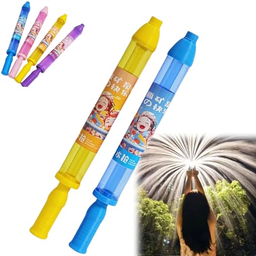 Firework Water Gun, FireworkWater Squirter, WaterFirework Spray Toys, Romantic FireworkStyle Water Spray Toy for Beach, Playground, Pool Parties (Yellow+Blue) von Yaepoip