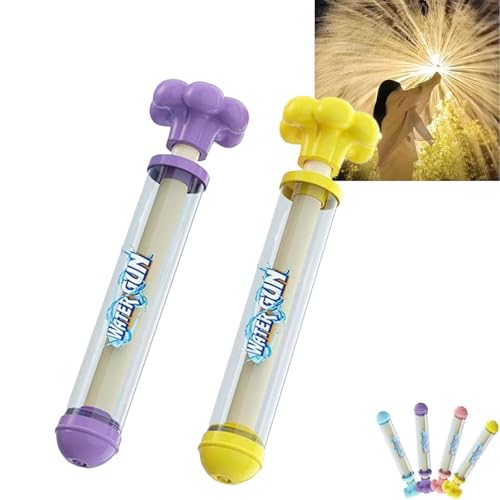 Pusher Type Fun Fireworks Water Jet Spray Toy, Firework Water Gun, Romantic Firework Style WaterSpray Toy, High Pressure Pull-Out Sprinkler SprayToys (2pcs-#4) von Yaepoip