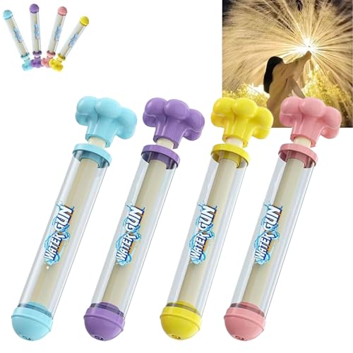 Pusher Type Fun Fireworks Water Jet Spray Toy, Firework Water Gun, Romantic Firework Style WaterSpray Toy, High Pressure Pull-Out Sprinkler SprayToys (4pcs) von Yaepoip