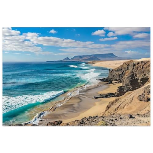 Fun Jigsaw Puzzle 500 Teile Dream Coast Fuerteventura Playa del Viejo Rey für Familie Lernspiele Puzzles 52,1 x 38,1 cm Fun Jigsaw Puzzle 500 Teile Dream Coast Fuerteventura Playa del Viejo Rey für Familie Lernspiele Puzzles 52,1 x 38,1 cm von Yaesttie