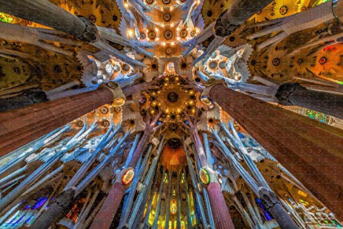 Fun Jigsaw Puzzle 500 Teile Spanien Sagrada Familia Barcelona Puzzle Holz Reise Souvenir 52,1 x 38,1 cm Fun Jigsaw Puzzle 500 Teile Spanien Sagrada Familia Barcelona Puzzle Holz Reise Souvenir 52,1 x 38,1 cm von Yaesttie