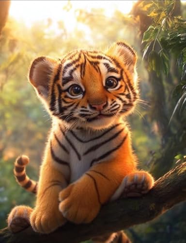 Fun Jigsaw Puzzle 500 Teile für Erwachsene Big Cat Tiger Jigsaw Puzzle Sammlung Tier und Pflanze Spaß Spiel Herausfordernd Bestes Geschenk 52,1 x 38,1 cm Fun Jigsaw Puzzle 500 Teile für Erwachsene Big Cat Tiger Jigsaw Puzzle Sammlung Tier und Pflanze Spaß Spiel Herausfordernd Bestes Geschenk 52,1 x 38,1 cm von Yaesttie