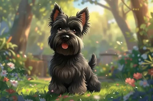 Fun Jigsaw Puzzle 500 Teile für Erwachsene Coole Anime Scottish Terrier Anime Holzpuzzles Familienerziehungsspiel Eltern-Kind-Spiel Dick Stabil Hart Herausfordernd Schwierig 52.1 cmx38.1 cm Fun Jigsaw Puzzle 500 Teile für Erwachsene Coole Anime Scottish Terrier Anime Holzpuzzles Familienerziehungsspiel Eltern-Kind-Spiel Dick Stabil Hart Herausfordernd Schwierig 52.1 cmx38.1 cm von Yaesttie