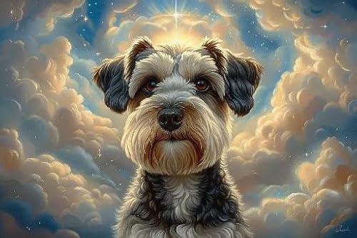 Fun Jigsaw Puzzle 500 Teile für Erwachsene God Once Said Miniatur Schnauzer Hund - Holzpuzzle Lustiges Spiel Bestes Geschenk Vorschule 52,1 x 38,1 cm Fun Jigsaw Puzzle 500 Teile für Erwachsene God Once Said Miniatur Schnauzer Hund - Holzpuzzle Lustiges Spiel Bestes Geschenk Vorschule 52,1 x 38,1 cm von Yaesttie