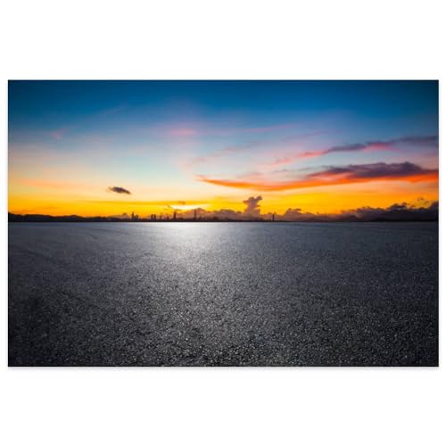 Fun Jigsaw Puzzle 500 Teile für Erwachsene Holzpuzzle Leere Straße Panorama Stadtbild Sonnenuntergang für Familie Lernspiele Puzzles 52.1 cmx38.1 cm Fun Jigsaw Puzzle 500 Teile für Erwachsene Holzpuzzle Leere Straße Panorama Stadtbild Sonnenuntergang für Familie Lernspiele Puzzles 52.1 cmx38.1 cm von Yaesttie