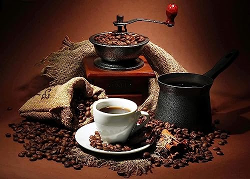 Fun Jigsaw Puzzle 500 Teile für Erwachsene Kaffeebohnen und Teekanne Holz Gehirn Herausforderung Lernspiel Entspannung Familienaktivitäten Dekoration Puzzle 52,1 x 38,1 cm Fun Jigsaw Puzzle 500 Teile für Erwachsene Kaffeebohnen und Teekanne Holz Gehirn Herausforderung Lernspiel Entspannung Familienaktivitäten Dekoration Puzzle 52,1 x 38,1 cm von Yaesttie