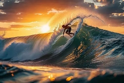 Fun Jigsaw Puzzle 500 Teile für Erwachsene Meer Wasser Ozean Welle Surfer Surfen Foto Holzpuzzle Spiele für Erwachsene Kinder Anfänger Jugendliche Geschenke 52.1 cmx38.1 cm Fun Jigsaw Puzzle 500 Teile für Erwachsene Meer Wasser Ozean Welle Surfer Surfen Foto Holzpuzzle Spiele für Erwachsene Kinder Anfänger Jugendliche Geschenke 52.1 cmx38.1 cm von Yaesttie