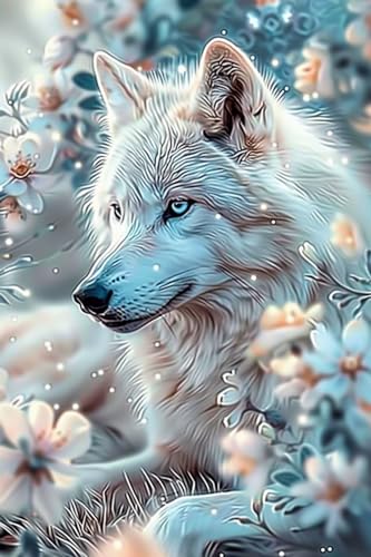 Fun Jigsaw Puzzle 500 Teile für Erwachsene Pflaumenblüte und Silberwolf Holz DIY Puzzle - Spaß herausfordernde Gehirn-Teaser - Geeignet für alle Anfänger 52,1 x 38,1 cm Fun Jigsaw Puzzle 500 Teile für Erwachsene Pflaumenblüte und Silberwolf Holz DIY Puzzle - Spaß herausfordernde Gehirn-Teaser - Geeignet für alle Anfänger 52,1 x 38,1 cm von Yaesttie