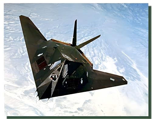 Fun Jigsaw Puzzle 500 Teile für Erwachsene USAF F 117A Stealth Fighter Jet Luftfahrt Flugzeug Holzpuzzle Geschenke Entspannende Kunstwerke Dekor 52,1 x 38,1 cm von Yaesttie