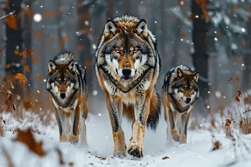 Fun Jigsaw Puzzle 500 Teile für Erwachsene Wölfe Tier Der wilde Wolfkönig auf der Jagd Holzpuzzle DIY Kit Moderne Wohnkultur Lustige Spiele Einzigartiges Geschenk 52.1 cmx38.1 cm Fun Jigsaw Puzzle 500 Teile für Erwachsene Wölfe Tier Der wilde Wolfkönig auf der Jagd Holzpuzzle DIY Kit Moderne Wohnkultur Lustige Spiele Einzigartiges Geschenk 52.1 cmx38.1 cm von Yaesttie