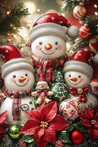 Lustiges Puzzle, 500 Teile für Erwachsene, bunte Stechpalmen-Schneemann-Serie, jedes Stück ist schön, geeignet zum Lernen, pädagogisches Geschenk, 52,1 x 38,1 cm Lustiges Puzzle, 500 Teile für Erwachsene, bunte Stechpalmen-Schneemann-Serie, jedes Stück ist schön, geeignet zum Lernen, pädagogisches Geschenk, 52,1 x 38,1 cm von Yaesttie