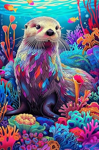 Lustiges Puzzle, 500 Teile für Erwachsene, buntes und niedliches Otter-Holzpuzzle, jedes Stück ist einzigartig – lustiges Stressabbau-Geschenk, 52,1 x 38,1 cm Lustiges Puzzle, 500 Teile für Erwachsene, buntes und niedliches Otter-Holzpuzzle, jedes Stück ist einzigartig – lustiges Stressabbau-Geschenk, 52,1 x 38,1 cm von Yaesttie