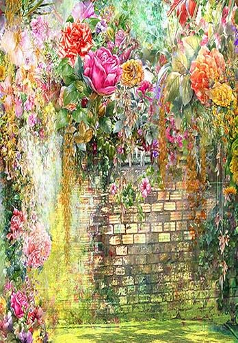 Lustiges Puzzle 500 Teile für Erwachsene, Bohemian-Stil, Blume, Holz, pädagogisches Puzzle, Dekorationen, Geschenk, 52,1 x 38,1 cm von Yaesttie