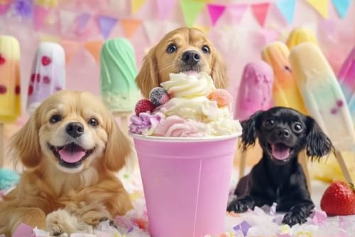 Lustiges Puzzle 500 Teile für Erwachsene, süßes Dessert-Hunde-Puzzle für Zuhause, Wanddekoration, 52,1 x 38,1 cm Lustiges Puzzle 500 Teile für Erwachsene, süßes Dessert-Hunde-Puzzle für Zuhause, Wanddekoration, 52,1 x 38,1 cm von Yaesttie
