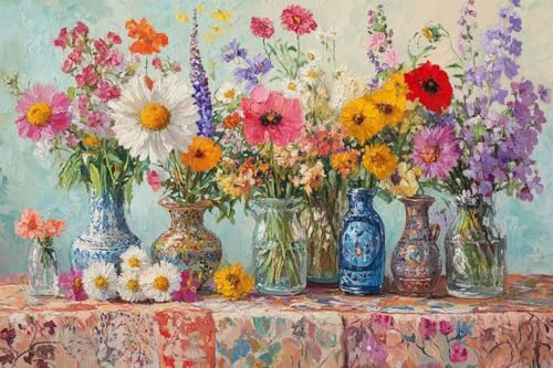 Lustiges Puzzle 500 Teile für Erwachsene Blumenpuzzle - Schöner Vasenstrauß 52,1 x 38,1 cm Lustiges Puzzle 500 Teile für Erwachsene Blumenpuzzle - Schöner Vasenstrauß 52,1 x 38,1 cm von Yaesttie