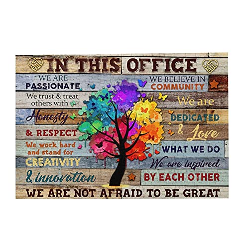 Lustiges Puzzle 500 Teile für Erwachsene Büro Teamwork Holzpuzzle Büro inspirierende Zitate inspirieren Erwachsene oder Jugendliche Bürospiel 52,1 x 38,1 cm Lustiges Puzzle 500 Teile für Erwachsene Büro Teamwork Holzpuzzle Büro inspirierende Zitate inspirieren Erwachsene oder Jugendliche Bürospiel 52,1 x 38,1 cm von Yaesttie