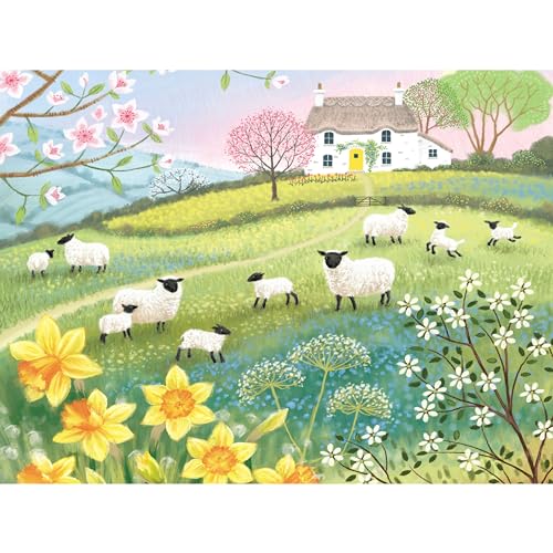 Lustiges Puzzle 500 Teile für Erwachsene Frühling Frühling Lämmer Holzpuzzles Übungen für Erwachsene Puzzles 52,1 x 38,1 cm Lustiges Puzzle 500 Teile für Erwachsene Frühling Frühling Lämmer Holzpuzzles Übungen für Erwachsene Puzzles 52,1 x 38,1 cm von Yaesttie