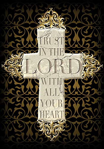 Lustiges Puzzle 500 Teile für Erwachsene Kreuz Christian Trust The Lord Herz Holz Pädagogische Puzzle Dekorationen Geschenk 52,1 x 38,1 cm von Yaesttie