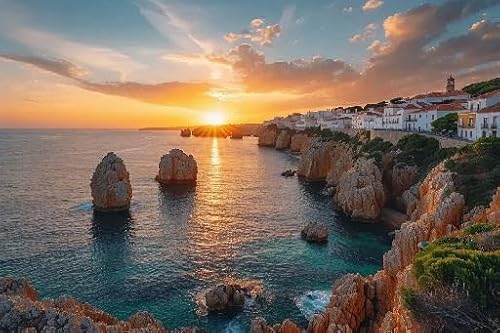 Lustiges Puzzle 500 Teile für Erwachsene Portugal Lagos Küste Algarve Holz Reise Geschenk für Zuhause Wohnzimmer Büro Dekoration Weihnachten Halloween Neujahr Ostern Geschenk 52.1 cmx38.1 cm Lustiges Puzzle 500 Teile für Erwachsene Portugal Lagos Küste Algarve Holz Reise Geschenk für Zuhause Wohnzimmer Büro Dekoration Weihnachten Halloween Neujahr Ostern Geschenk 52.1 cmx38.1 cm von Yaesttie