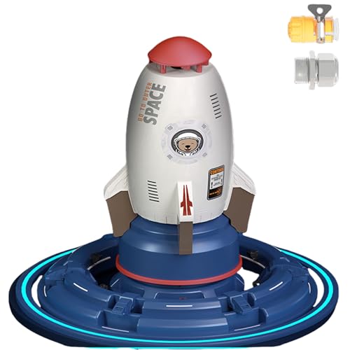 AquaRocket Wasserrakete, Wasserrakete mit Action-Garantie, Rocket Children's Outdoor Water Sprinkler, Water Toy Garden, Lawn Sprinkler Children, Water Rocket Sprinkler(B) von Yagerod