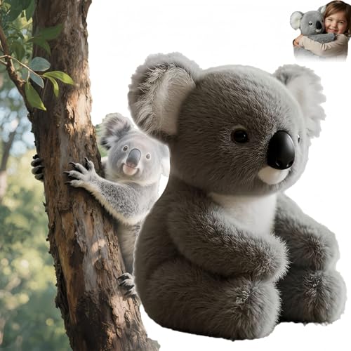 The Koaly Ai – Emotionale Heilung auf Abruf, The Most Lifelike Plush Companion Ever, Mimics Natural Movements for Realistic Comfort, für Kinder Erwachsene Schlafen Reisen Geburtstag Familie(25cm) von Yagerod