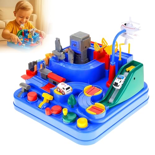 Yagerod Pädagogisches Fahrzeug Geschicklichkeitsspiel Für Kinder, Vorschulisches Lernspielzeug, Pädagogische Geburtstagsgeschenke, Montessori, Denken, Feinmotorik von Yagerod