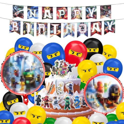 ballon Kindergeburtstag deko luftballon geburtstag | geburtstagsdeko jungen jahr, Happy Birthday Dekoration Banner Karikatur Luftballons deko von Yagu