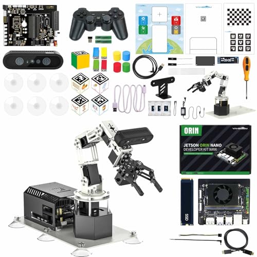 Yahboom 3D Depth Point Cloud Recognition Robot Arm 6-DOF AI Intelligent Recognition Robot Arm, with Orin Nano SUPER 8GB Master Control (Standard with Orin Nano 8GB) von Yahboom