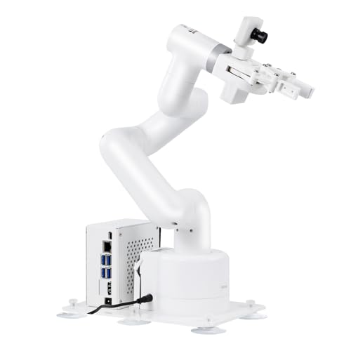 Yahboom Jetson Nano 4GB Collaborative Robot Arm Programmable ROS OpenCV for Mechanical Engineers,Developing Electronic Projects 7Dof with Adaptive Gripper,USB HD Camera,USB Control Handle Yahboom Jetson Nano 4GB Collaborative Robot Arm Programmable ROS OpenCV for Mechanical Engineers,Developing Electronic Projects 7Dof with Adaptive Gripper,USB HD Camera,USB Control Handle von Yahboom