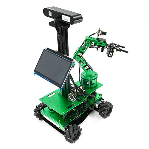 Yahboom Jetson Orin NX SUPER 16GB Robot Kit 6DOF Robot Arm, ROS Program, Remote Control, 3D Mapping Navigation, Ubuntu AI Programming, Voice Recognition Interaction（X3 Plus with Orin NX SUPER 16GB） von Yahboom