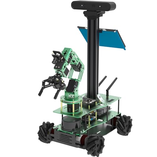 Yahboom Jetson Orin NX SUPER Robot Kit 6DOF Robot Arm, ROS Programm, Remote Control, 3D Mapping Navigation, Ubuntu AI Programming, Voice Recognition (Ver-X3-Plus-With-Orin-NX(8GB)) von Yahboom